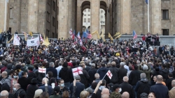 Bầu cử Quốc hội Gruzia: Hàng nghìn người biểu tình phản đối kết quả