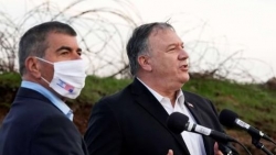 Lầu đầu tiên đặt chân tới Cao nguyên Golan, Ngoại trưởng Mỹ Pompeo tuyên bố: 'Đây là một phần của Israel'