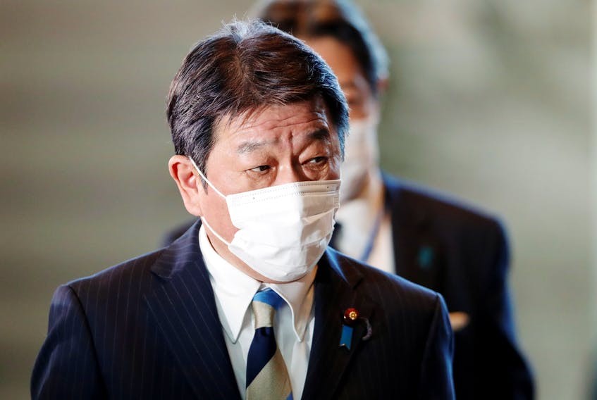 Chuẩn bị rời vị trí Ngoại trưởng Nhật Bản, ông Motegi gửi lời tới Nga. (Nguồn: Reuters) Chuẩn bị rời vị trí Ngoại trưởng Nhật Bản, ông Motegi gửi lời tới Nga. (Nguồn: Reuters)