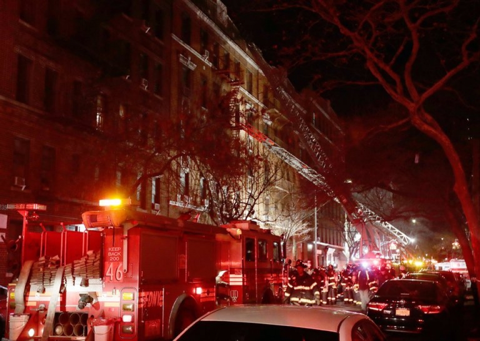 Mỹ: Hỏa hoạn tại New York gây thương vong lớn my hoa hoan tai new york gay thuong vong lon