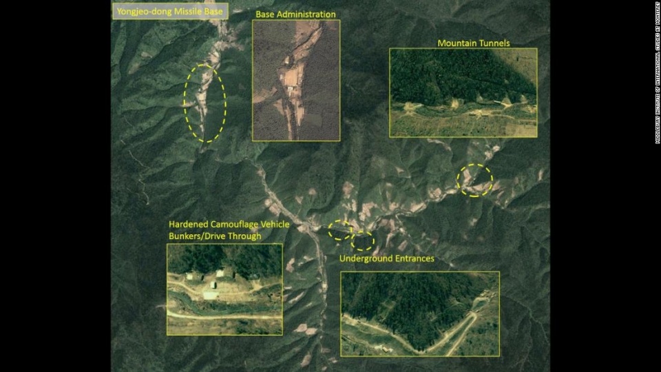 Triều Tiên tiếp tục nâng cấp cở sở tên lửa tầm xa trieu tien tiep tuc nang cap co so ten lua tam xa