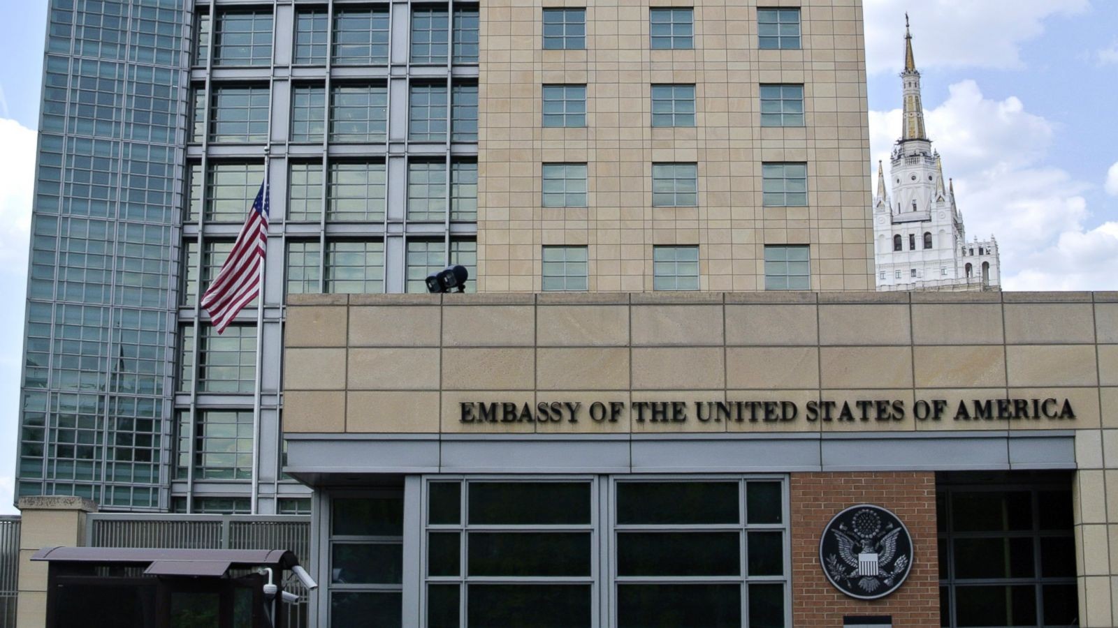 Đại sứ quán Mỹ tại Moscow, Nga. (Nguồn: AP)