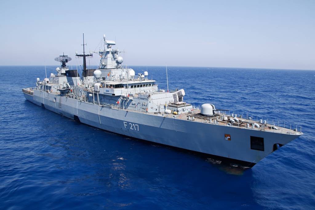 Sau gần 20 năm, tàu chiến đầu tiên của Đức tiến vào Biển Đông. (Nguồn: Germany Navy)
