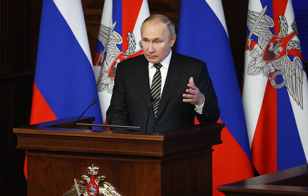 Tổng thống Putin: Mỹ và phương Tây phải hiểu rằng Nga không còn đường lùi.... (Nguồn: TASS)