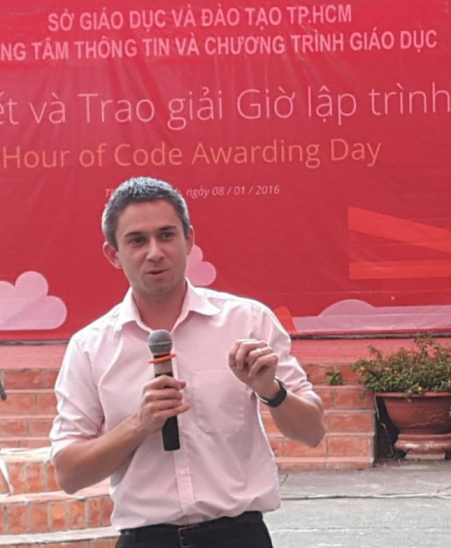 Gần 50.000 học sinh hưởng ứng Giờ Lập trình tại Việt Nam gan 50000 hoc sinh huong ung gio lap trinh tai viet nam