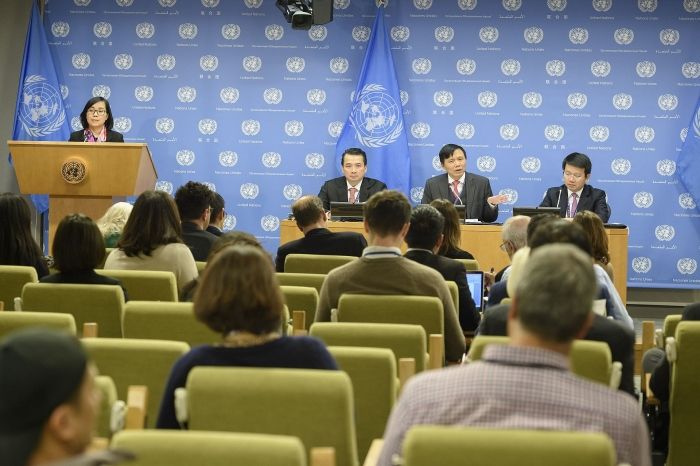 phai doan viet nam tai lien hop quoc an ngu va don tet hoi dong bao an