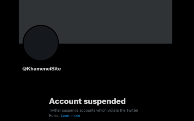 ly do twitter manh tay voi tai khoan lien quan den lanh tu toi cao iran