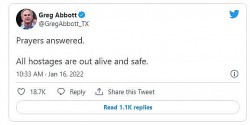 Thống đốc bang Texas (Mỹ): Tất cả con tin được tự do và an toàn