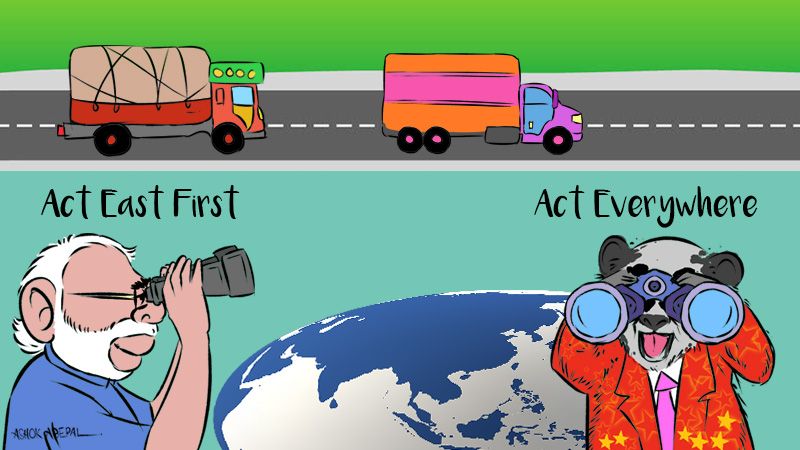 Đối phó với Trung Quốc, Ấn Độ cương quyết hướng về phía Đông doi pho voi trung quoc dang troi day an do cuong quyet huong ve phia dong