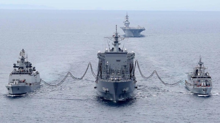 Bộ Tứ tập trận Hải quân Malabar 2020. (Nguồn: Hải quân Ấn Độ)
