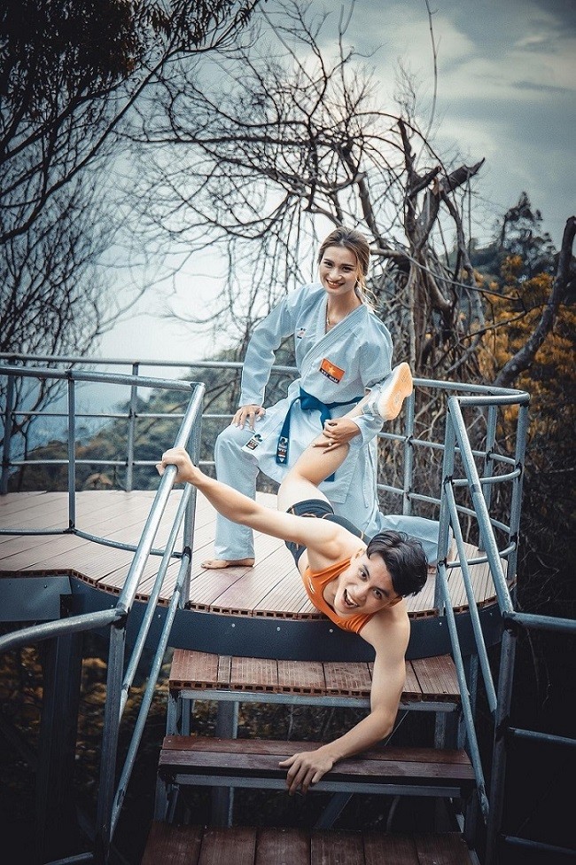 Nguyễn Thị Oanh - Đặng Hồng Sơn chụp ảnh cưới lạ mắt