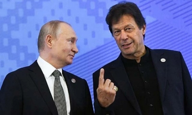 Thủ tướng Pakistan Imran Khan và Tổng thống Nga Vladimir Putin tại Hội nghị thượng đỉnh SCO ở Bishkek, Kyrgyzstan, tháng 4/2019. (Nguồn: AFP)