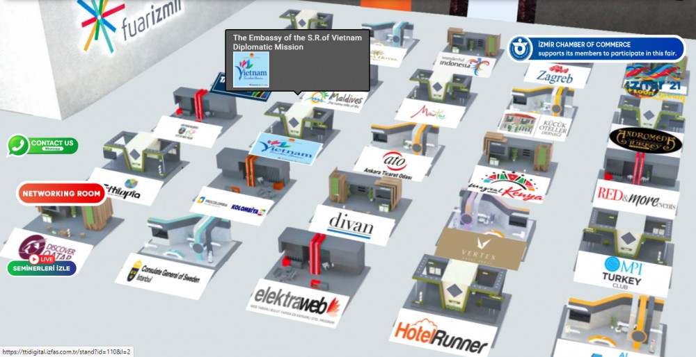 Đại sứ quán Việt Nam tại Thổ Nhĩ Kỳ tham gia trực tuyến Hội chợ du lịch quốc tế Izmir