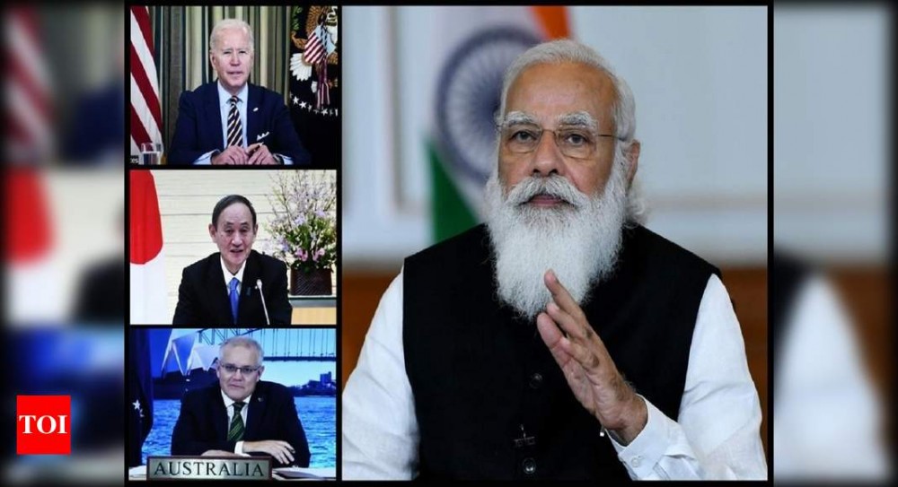 Thủ tướng Ấn Độ Narendra Modi tham dự Thượng đỉnh Bộ tứ lần đầu tiên ngày 12/3. (Nguồn: PTI)