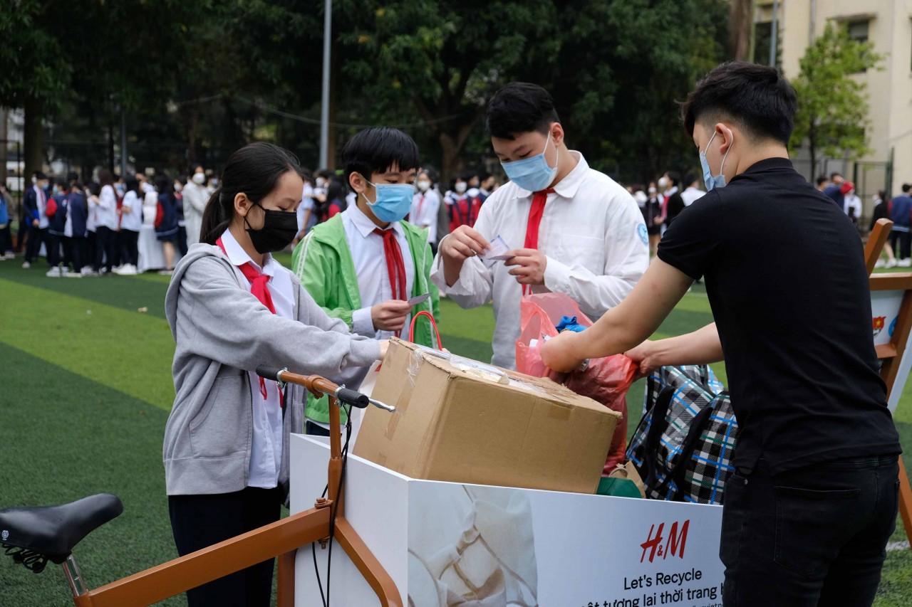 Học sinh Trường TH, THCS & THPT Thực nghiệm Khoa học Giáo dục tham gia Hội trại Trải Nghiệm: “Trường học không rác và hơn thế nữa” ngày 25/3.