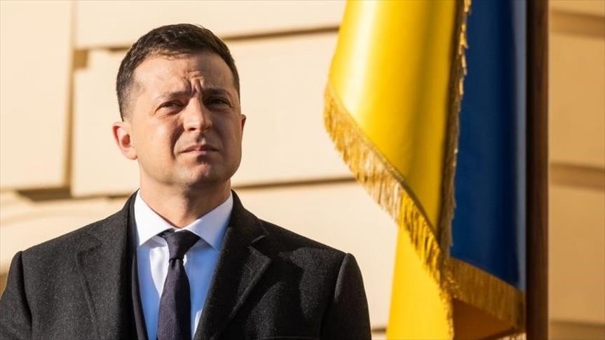 Tổng thống Ukraine Vladimir Zelensky. (Nguồn: AA) Tổng thống Ukraine Vladimir Zelensky. (Nguồn: AA)