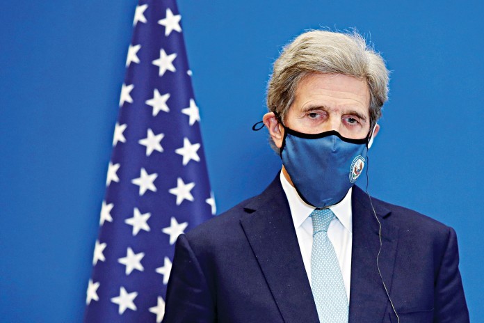Đặc phái viên Mỹ về vấn đề biến đổi khí hậu John F. Kerry dự kiến sẽ đến Trung Quốc vào tuần tới . (Nguồn: AP)