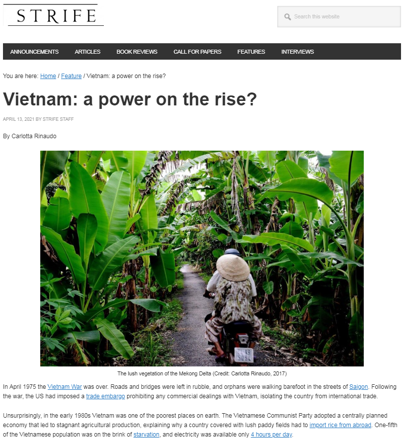 Báo Anh: Việt Nam đang vươn lên với tư cách một cường quốc tầm trung