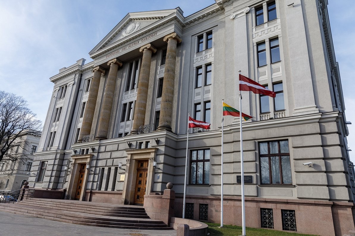 Trụ sở Bộ Ngoại giao Latvia. (Nguồn: LSM)