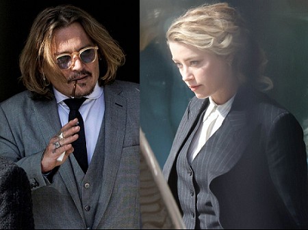 Johnny Depp và Amber Heard xuất hiện ở phiên tòa ngày 12/4 tại Fairfax, Virginia. (Nguồn: Getty) Johnny Depp và Amber Heard xuất hiện ở phiên tòa ngày 12/4 tại Fairfax, Virginia. (Nguồn: Getty)
