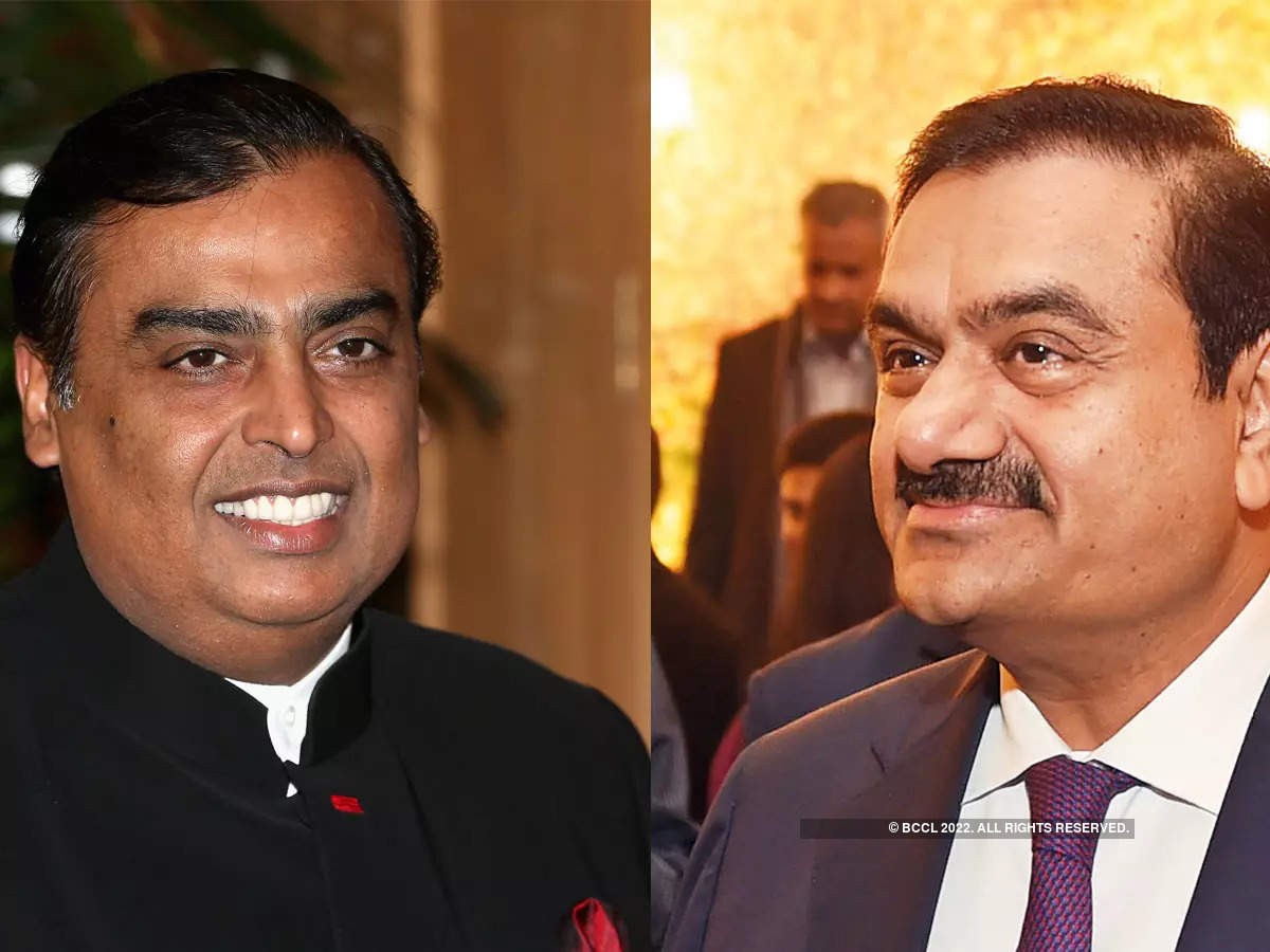 Hai tỷ phú nhất nhì châu Á Gautam Adani và Mukesh Ambani. (Nguồn: ET) Hai tỷ phú nhất nhì châu Á Gautam Adani và Mukesh Ambani. (Nguồn: ET)