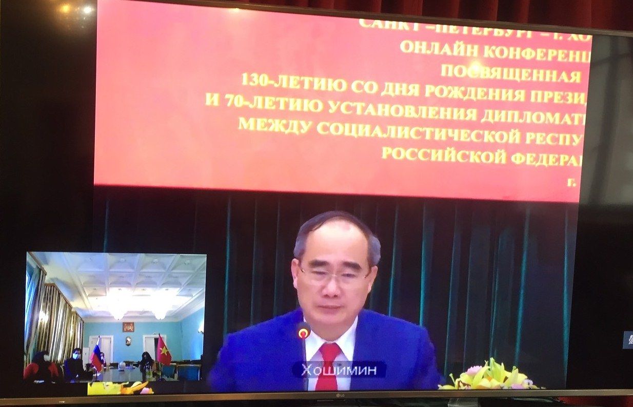 Hội thảo trực tuyến về Chủ tịch Hồ Chí Minh từ 3 đầu cầu tại Nga và Việt Nam hoi thao truc tuyen ve chu tich ho chi minh tu 3 dau cau tai nga va viet nam