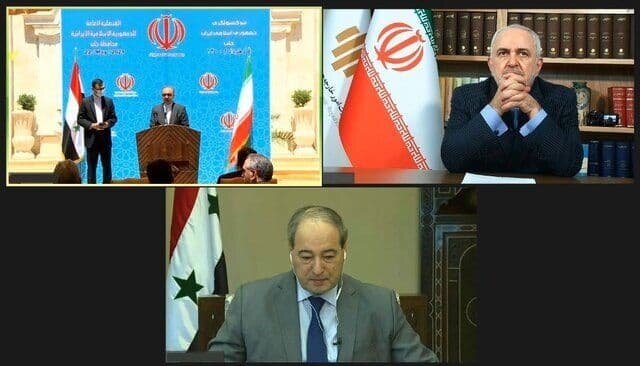 Ngoại trưởng Iran Mohammad Javad Zarif và người đồng cấp Syria Faisal Mekdad đã tham dự khai trương Lãnh sự quán ở thành phố Aleppo bằng hình thức trực tuyến, trong khi Đại sứ Iran tại Damascus Mehdi Sobhani có mặt tại buổi lễ ở Aleppo ngày 22/5. (Nguồn: PA)