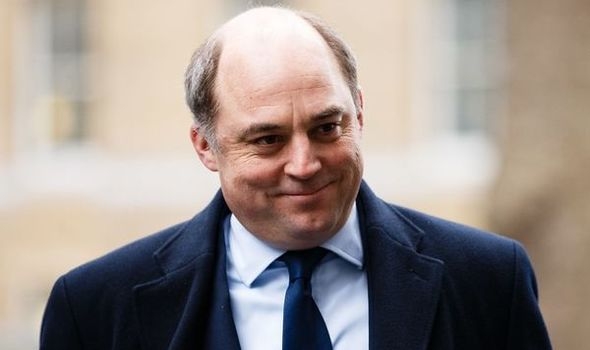 Bộ trưởng Quốc phòng Anh Ben Wallace. (Nguồn: Getty)