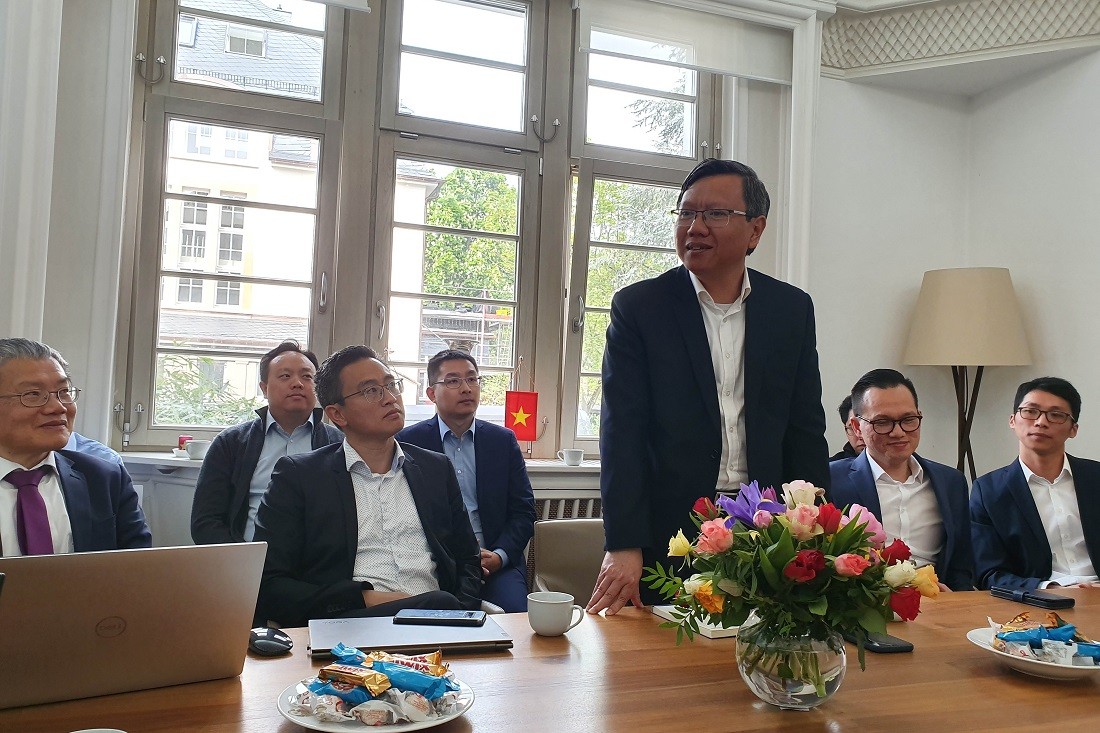 Tổng lãnh sự Lê Quang Long phát biểu tại sự kiện. (Nguồn: TTXVN)