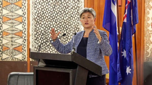 Tân Ngoại trưởng Australia Penny Wong phát biểu tại Diễn đàn quần đảo Thái Bình Dương (PIF) tại Fiji ngày 26/5. (Nguồn: PIF)