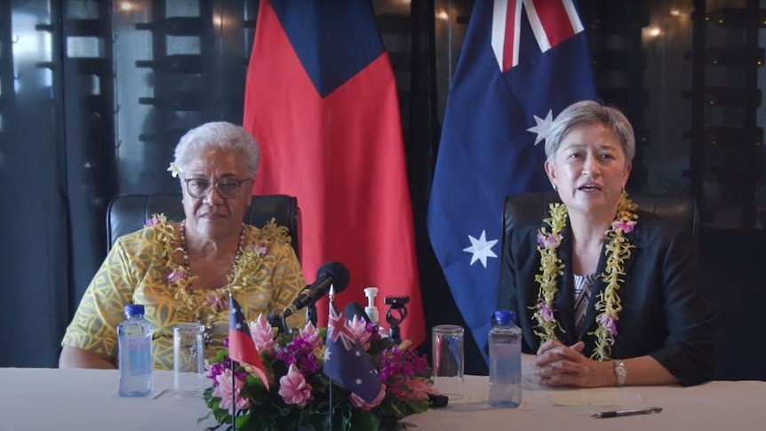Ngoại trưởng Australia Penny Wong thăm Samoa. (Nguồn: ABC News)