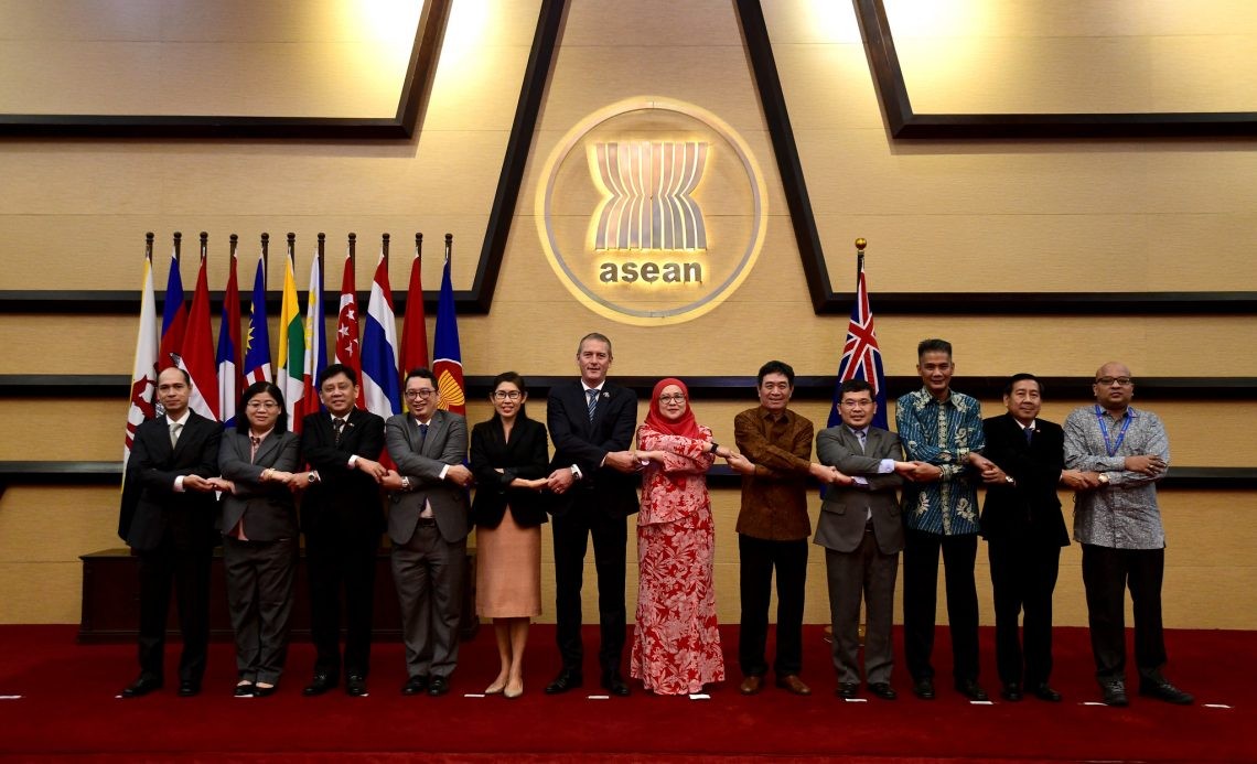 Cuộc họp Ủy ban Hợp tác ASEAN-New Zealand (ANZJCC) lần thứ 10 được tổ chức tại trụ sở Ban Thư ký ASEAN vào ngày 16/6. (Nguồn: Asean.org)