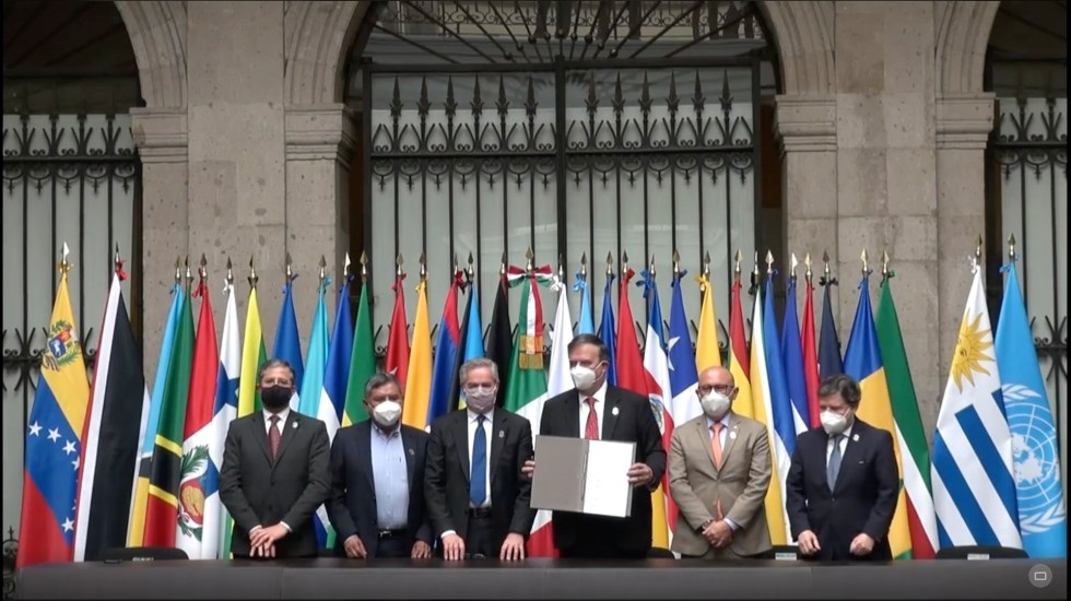 Đại diện các nước thuộc Cộng đồng các quốc gia Mỹ Latinh và Caribe (CELAC) đã ký hiệp định thành lập Cơ quan vũ trụ Mỹ Latinh (ALCE) chung của khu vực. (Nguồn: Reuters)