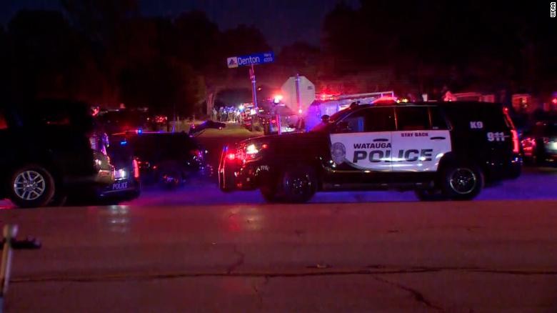 Vụ xả súng mới nhất ở bang Texas (Mỹ) khiến ít nhất 2 người thiệt mạng và 4 người khác bị thương, trong đó có ba sĩ quan cảnh sát. (Nguồn: CNN)