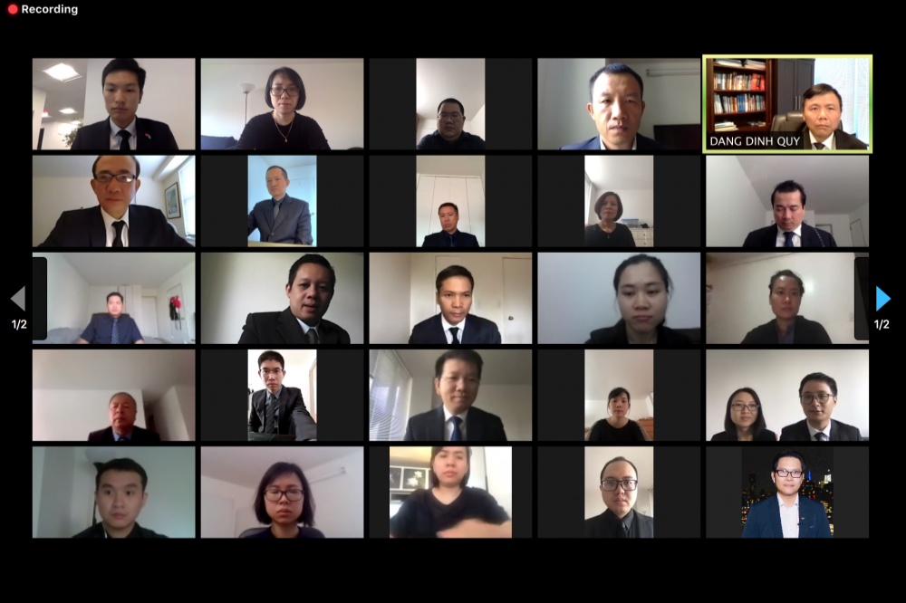 Phái đoàn Việt Nam tại New York và Geneva tổ chức Lễ viếng nguyên Tổng Bí thư Lê Khả Phiêu