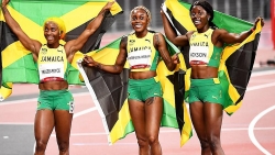 Olympic Tokyo 2020: Điền kinh Jamaica 'vô đối' ở nội dung chạy 100m nữ