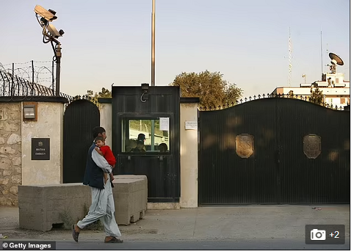 Đại sứ quán Anh ở Kabul, Afghanistan. (Nguồn: Getty)