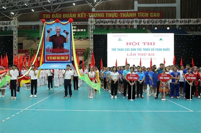 Quang cảnh lễ khai mạc. (Nguồn: TTXVN)