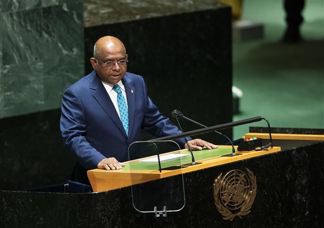 Hình ảnh 'nóng hổi' từ phiên họp thứ 76 Đại hội đồng Liên hợp quốc