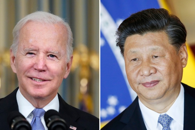 Tổng thống Mỹ Joe Biden và Chủ tịch Trung Quốc Tập Cận Bình. (Nguồn: AP) Tổng thống Mỹ Joe Biden và Chủ tịch Trung Quốc Tập Cận Bình. (Nguồn: AP)