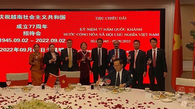 Long trọng và ấm áp Lễ kỷ niệm Quốc khánh Việt Nam tại Côn Minh, Trung Quốc