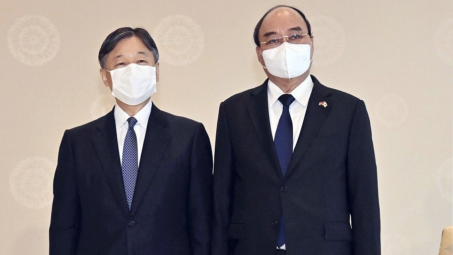 Chủ tịch nước Nguyễn Xuân Phúc hội kiến Nhà vua Nhật Bản