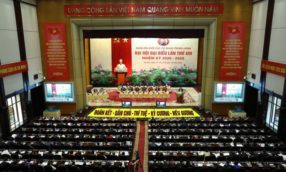 Đoàn đại biểu Đảng bộ Bộ Ngoại giao tham dự Đại hội đại biểu Đảng bộ Khối các cơ quan Trung ương lần thứ XIII nhiệm kỳ 2020 2025 doan dai bieu dang bo bo ngoai giao tham du dai hoi dai bieu dang bo khoi cac co quan trung uong lan thu xiii nhiem ky 2020 2025