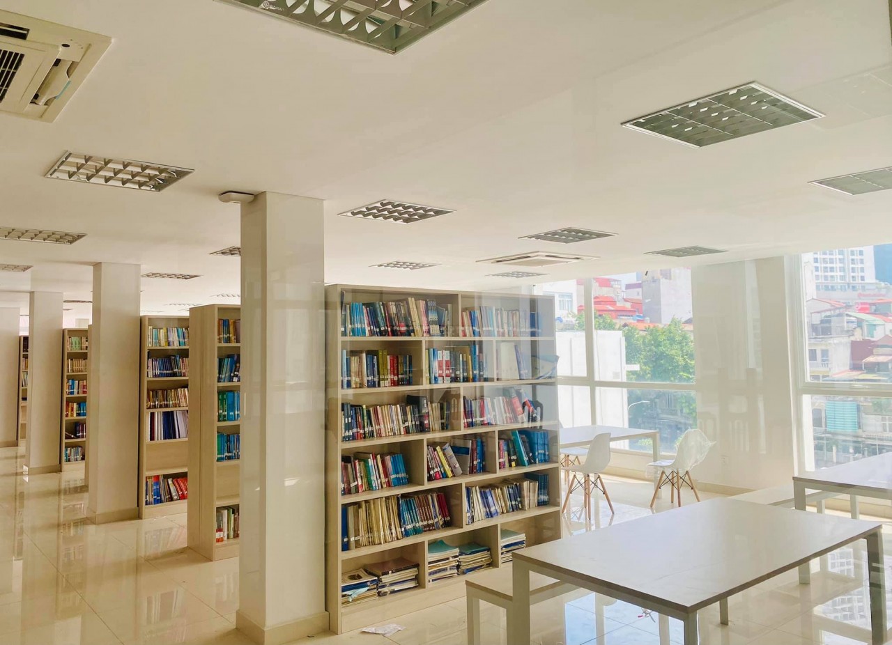 Thư viện mới của Học viện Ngoại giao. (Nguồn: Facebook Nguyễn Đồng Anh)