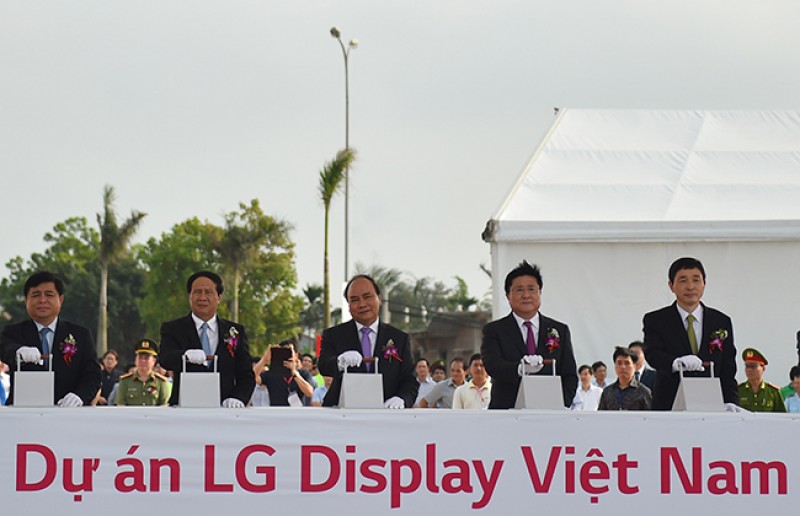 thu tuong du le khoi cong du an lg display