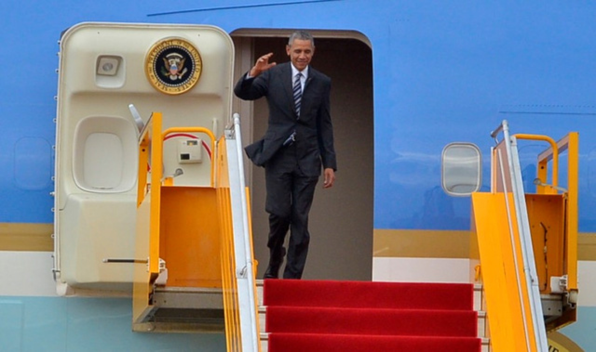 tong thong obama le phat o chua ngoc hoang