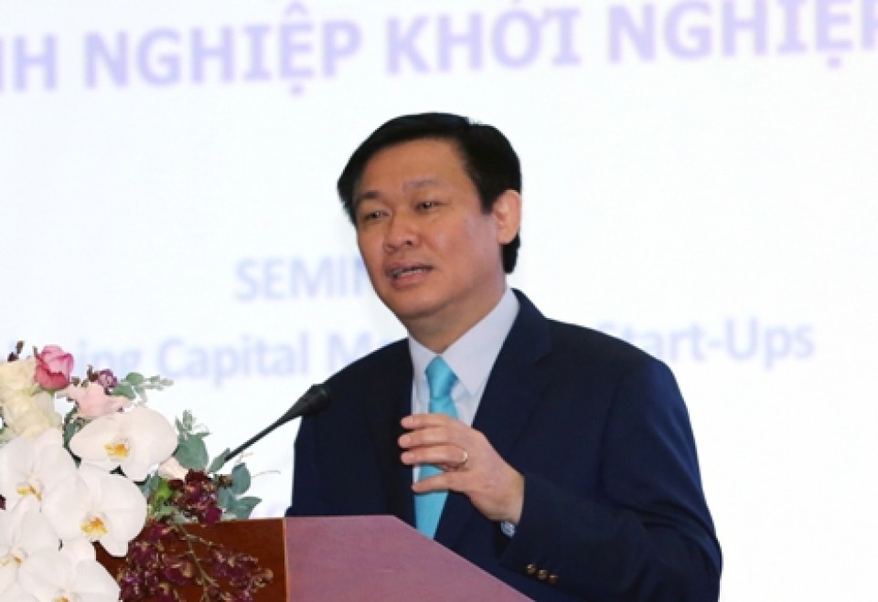 pho thu tuong vuong dinh hue du hoi thao phat trien thi truong von cho doanh nghiep khoi nghiep