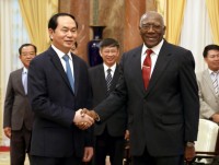 doan dai bieu cap cao bo quoc phong tham chinh thuc cuba