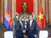 Chủ tịch nước tiếp Bộ trưởng Ngoại giao và Hợp tác quốc tế Campuchia