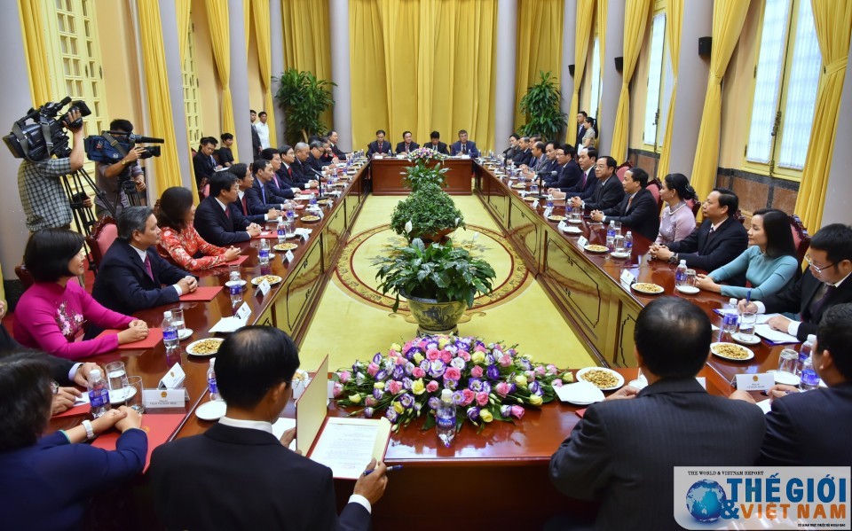 chu tich nuoc trao quyet dinh bo nhiem dai su nhiem ky 2016 2019